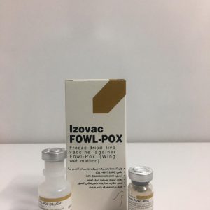Izovac FOWL-POX واکسن زنده تخفیف حدت یافته آبله طیور